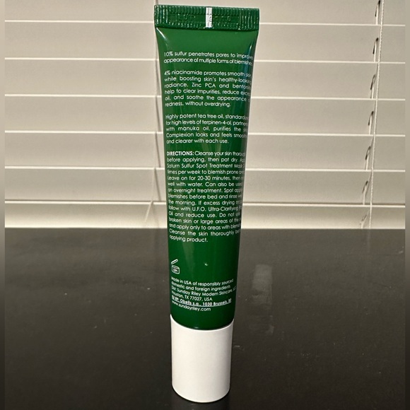 COPY - Sunday Rile Saturn sulfur + niacinamide spot treated mask - Picture 3 of 3